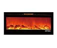 Woodburning Fireplace Luxury ortech Flush Mount Electric Fireplace Od B50led with Remote Control Illuminated with Led