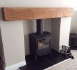 Wooden Beam Fireplace Best Of Details About Oak Beam Fireplace Mantle Floating Shelf