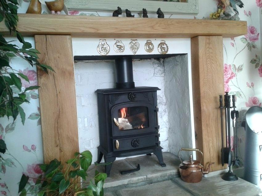 Wooden Fireplace Mantels Elegant Oak Beam Fireplace – Nekousaz