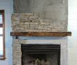 Wooden Mantle for Fireplace Luxury How We Transformed Our Ugly Fireplace Using Stacked Stone