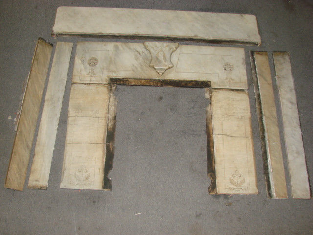 1800&amp;#039;s Fireplace Mantels Inspirational Antique Late 1800 S Salvaged ornate Carved Marble