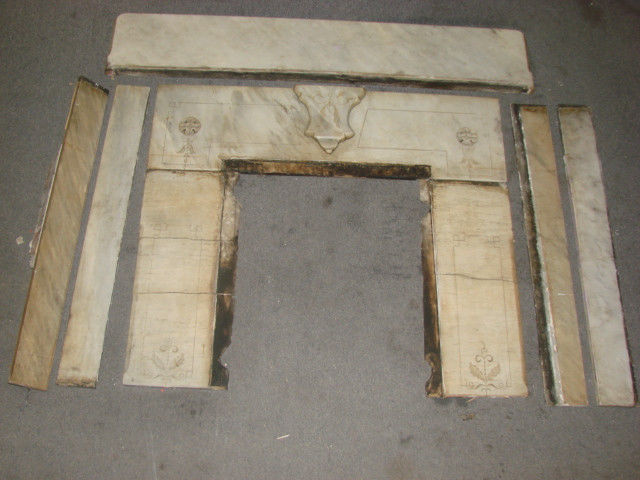 1800's Fireplace Mantels Inspirational Antique Late 1800 S Salvaged ornate Carved Marble