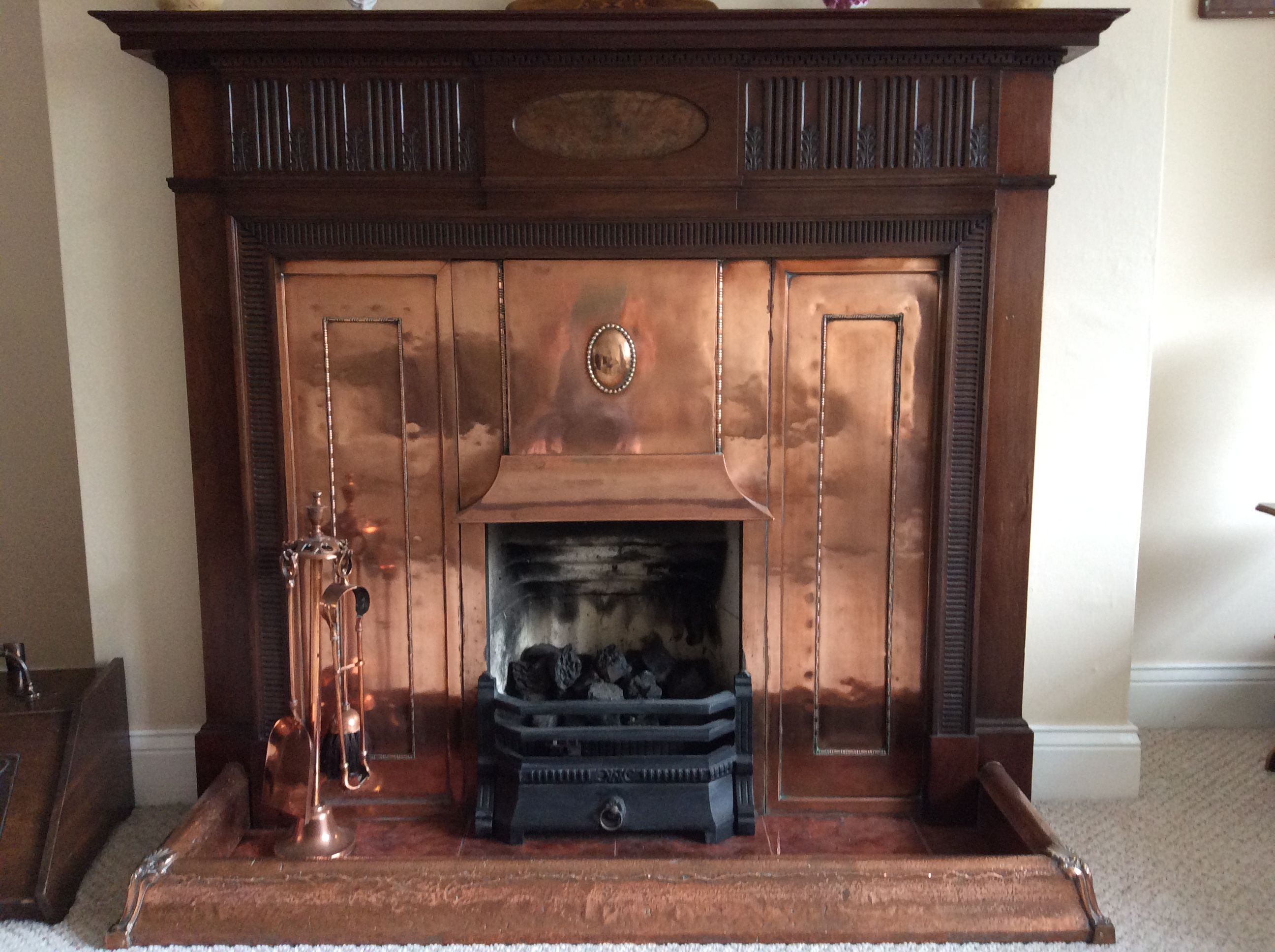 1920s Fireplace Unique Oak Fireplace by Frayne Johnson