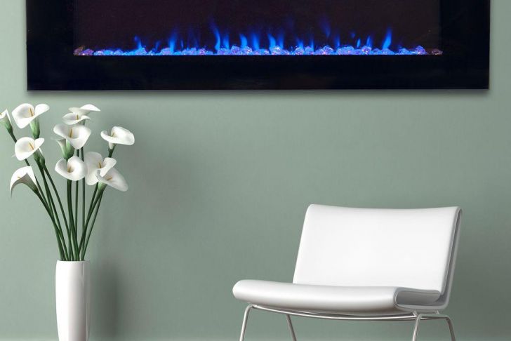 2 Sided Electric Fireplace Fresh 54 In Led Fire and Ice Electric Fireplace with Remote In Black
