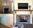 2 Sided Electric Fireplace Inspirational Fireplace Renovation Converting A Single Sided Fireplace to