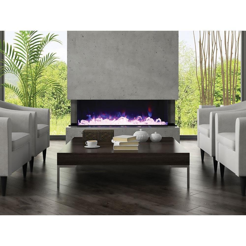 2 Sided Electric Fireplace Luxury Amantii Tru View 3 Sided Built In Electric Fireplace 72 Tru View Xl 72”