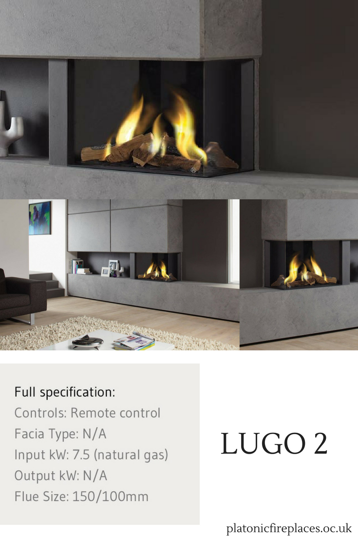 2 Sided Fireplace Elegant Versatile Two Sided Corner Fire the Lugo 2 is Available In