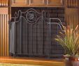 3 Panel Fireplace Screens Elegant Details About Tuscan Design Fireplace Screen Black Folding