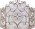 3 Panel Fireplace Screens New Uttermost Kora Fireplace Screen Gold