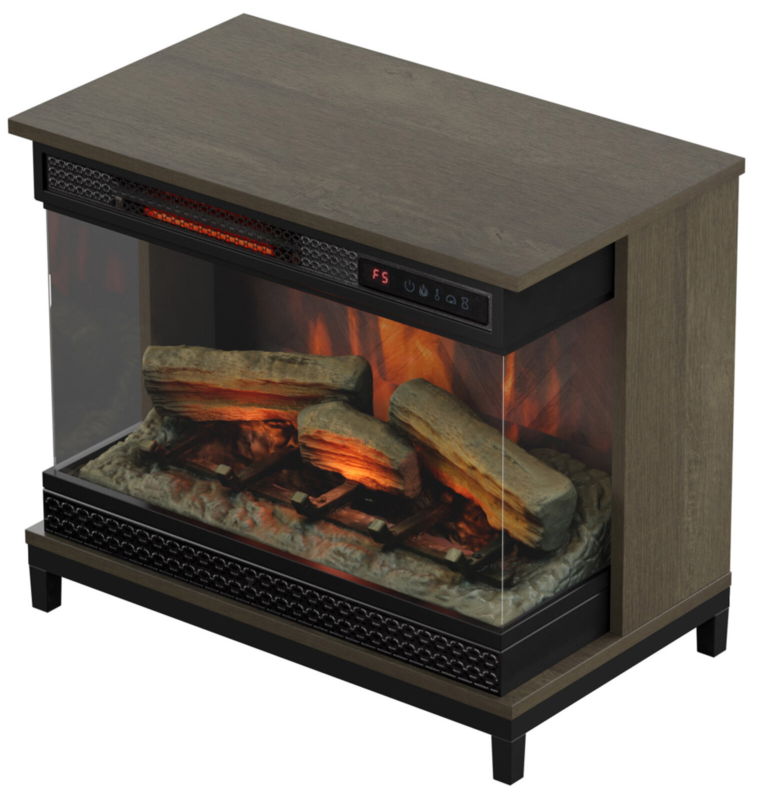 3 Sided Electric Fireplace Awesome Danyell Electric Fireplace