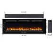 3 Sided Electric Fireplace Elegant 19 Awesome 50 Inch Recessed Electric Fireplace