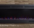 3 Sided Electric Fireplace Lovely Napoleon Allure Phantom Linear Wall Mount Electric Fireplaces