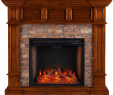 30 Inch Electric Fireplace Unique southern Enterprises Merrimack Simulated Stone Convertible Electric Fireplace