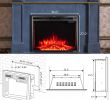 33 Electric Fireplace Insert Lovely Tangkula Electric Fireplace Insert 36"smokeless Modern