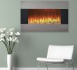 36 Gas Fireplace Insert Inspirational 36 Inch Stainless Steel Electric Fireplace with Wall Mount