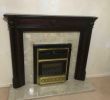 36 Gas Fireplace Insert Luxury Reduced Gas Fireplace with Marble Hearth Surround and Wood Mantle In Cumbernauld Glasgow