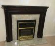 36 Gas Fireplace Insert Luxury Reduced Gas Fireplace with Marble Hearth Surround and Wood Mantle In Cumbernauld Glasgow