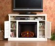 4 Piece Entertainment Center with Fireplace Beautiful Antique White Electric Fireplaces
