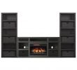 4 Piece Entertainment Center with Fireplace Luxury Fabio Flames Greatlin 3 Piece Fireplace Entertainment Wall