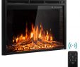 50 Inch Electric Fireplace Insert Unique Goflame 36 750w 1500w Fireplace Heater Electric Embedded Insert Timer Flame Remote