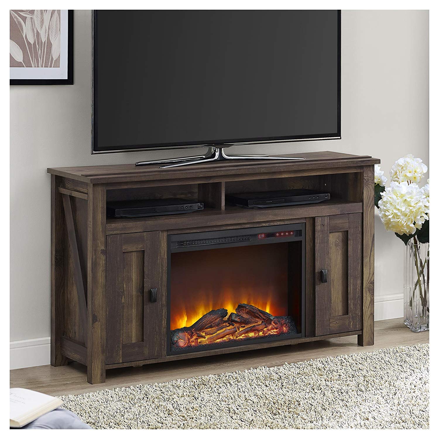 50 Inch Fireplace Tv Stand Inspirational Altra Furniture Farmington Electric Fireplace Tv Console for