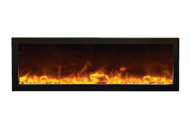 50 Inch Recessed Electric Fireplace Awesome Amazon Amantii Bi 50 Slim Od Outdoor Panorama Series