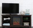 50 Tv Stand with Fireplace Fresh 58" Espresso Tv Stand with Fireplace