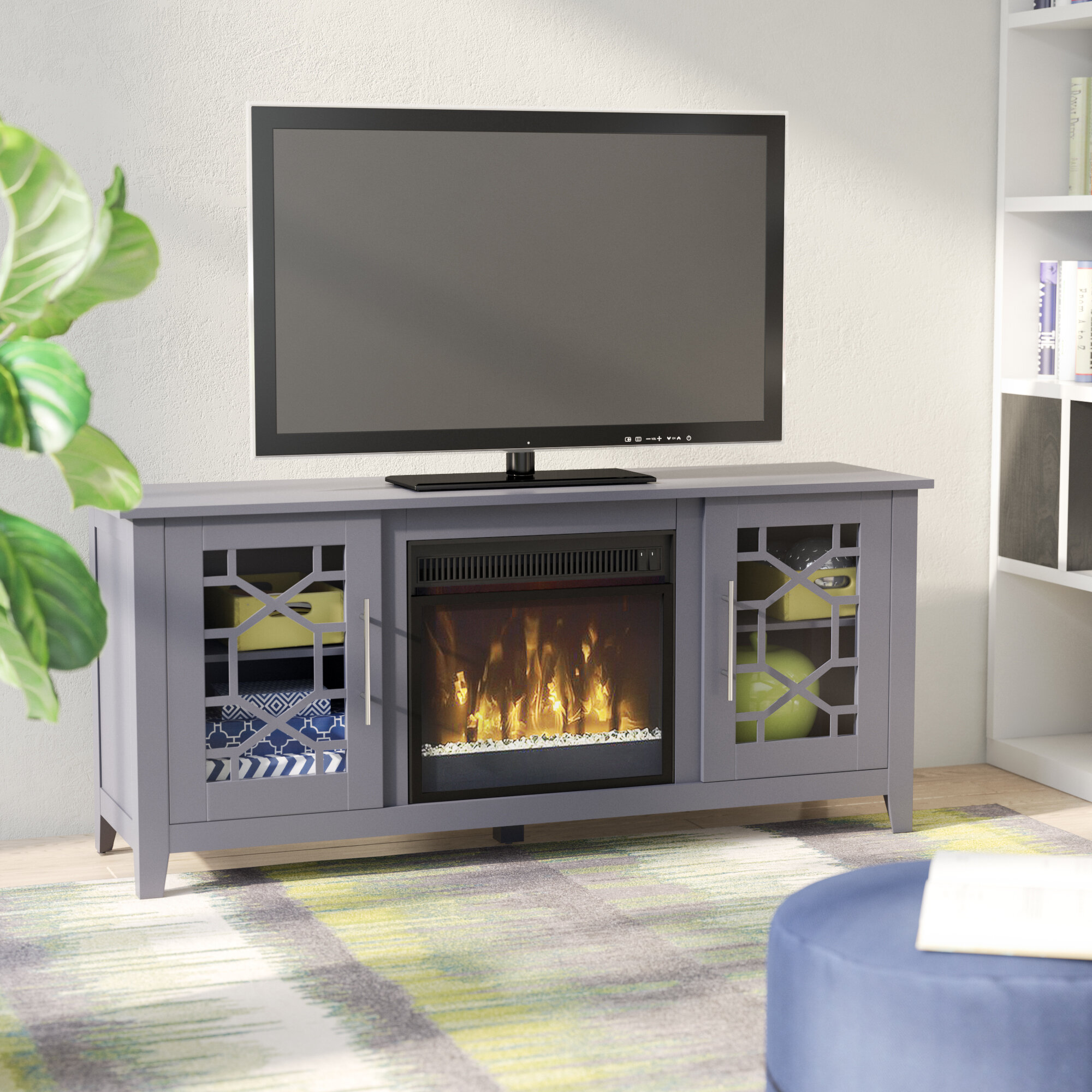 Media Fireplace With Remote jennings tv stand for tvs up to 60 with fireplace