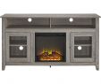 60 Inch Tv Stand with Fireplace Best Of Walker Edison Freestanding Fireplace Cabinet Tv Stand for Most Flat Panel Tvs Up to 65" Driftwood