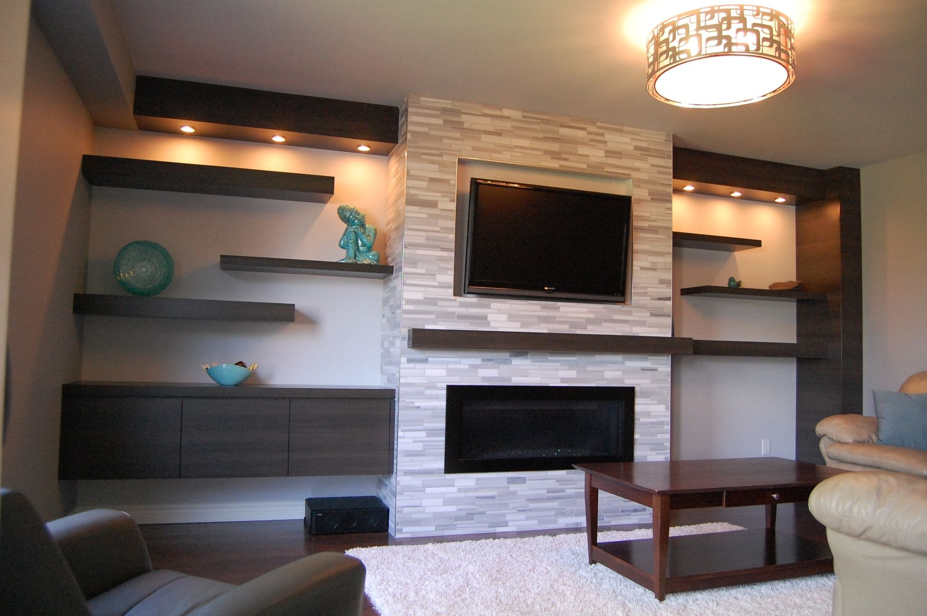 65 Inch Tv Stand with Fireplace Awesome Custom Modern Wall Unit Made Pletely From A Printed