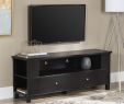 65 Inch Tv Stand with Fireplace Best Of Walker Edison Wood Tv Stands for Tv S Up to 65" Black