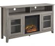 65 Inch Tv Stand with Fireplace Unique Walker Edison Freestanding Fireplace Cabinet Tv Stand for Most Flat Panel Tvs Up to 65" Driftwood