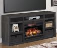 70 Inch Fireplace Elegant Fabio Flames Greatlin 64" Tv Stand In Black Walnut