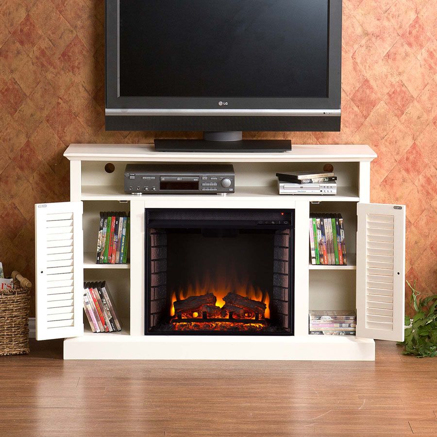 70 Inch Fireplace New Antique White Electric Fireplaces