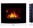 72 Inch Electric Fireplace Elegant Details About Wall Mounted Electric Fireplace Glass Heater Fire Remote Control Led Backlit New
