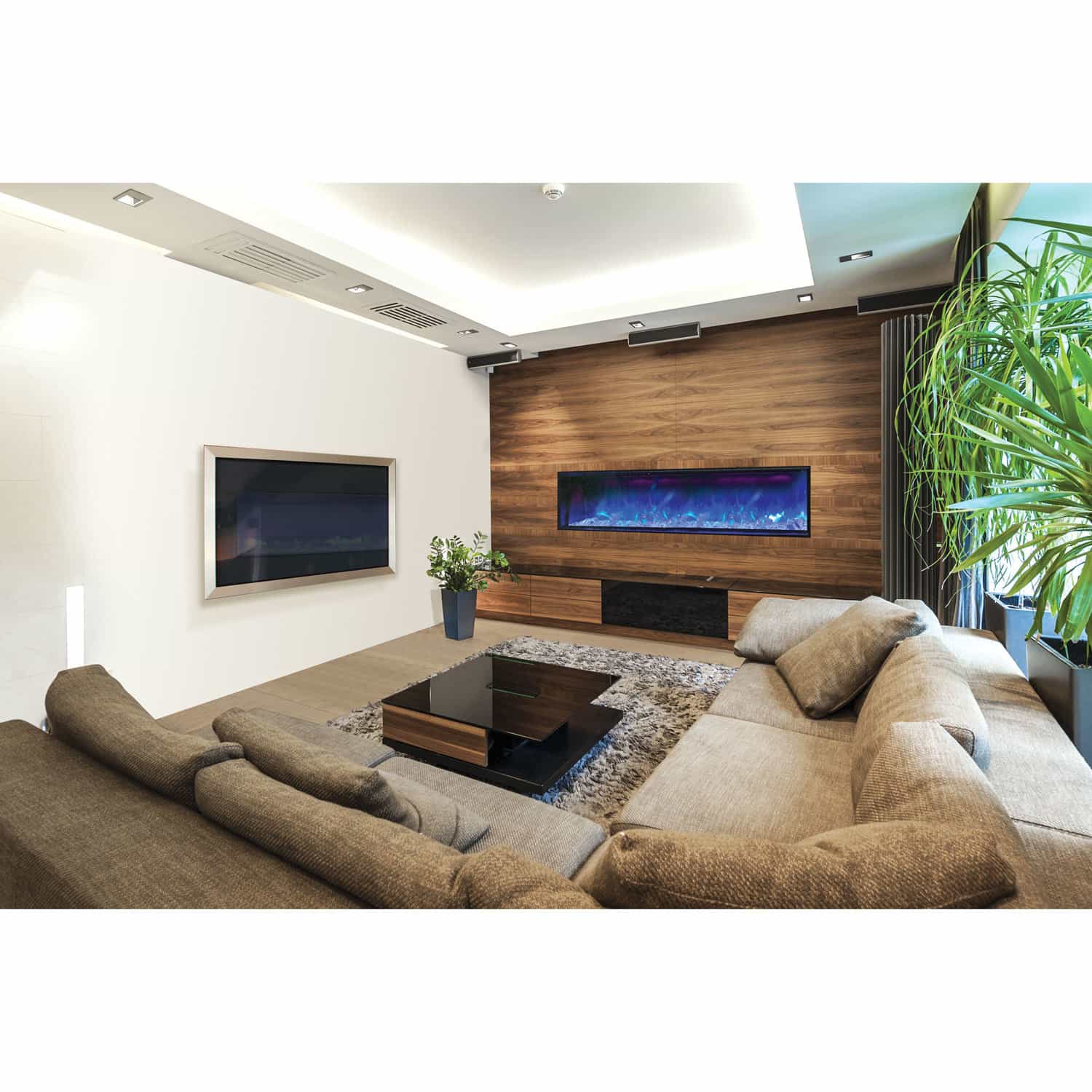 72 Inch Electric Fireplace New 72" Panorama Deep Electric Fireplace Bi 72 Deep Amantii