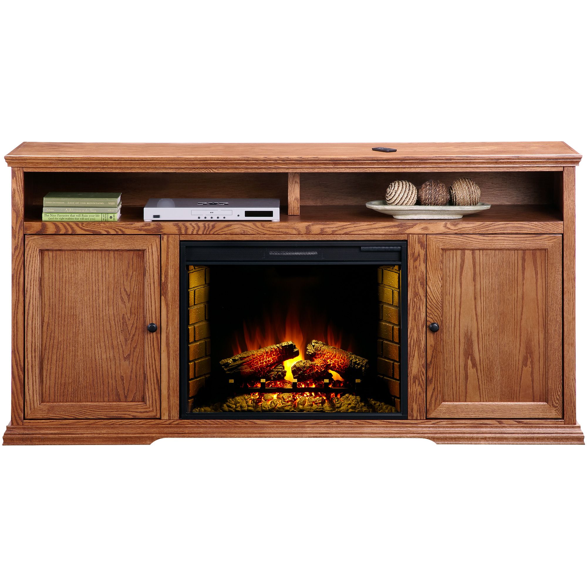 72 Inch Fireplace Beautiful Chambers Golden Oak 72 Inch Hiboy Fireplace Console