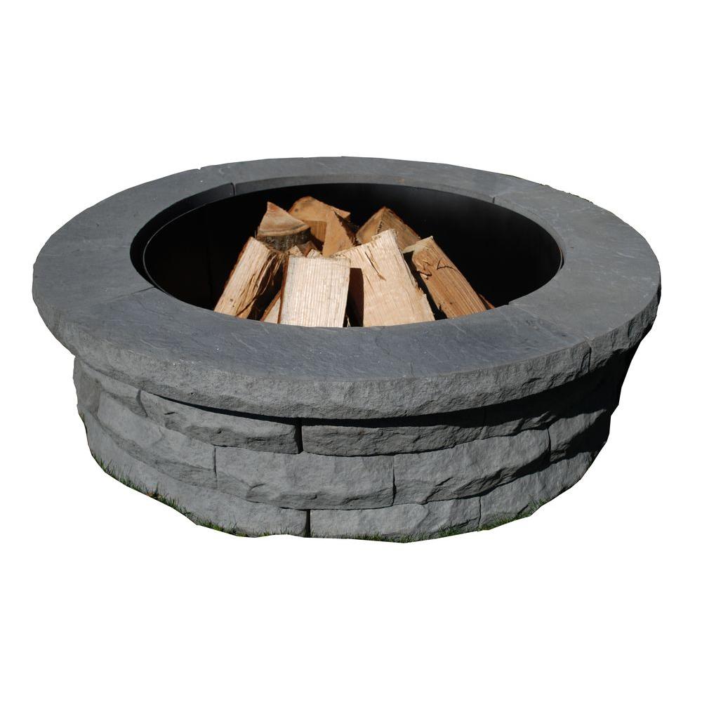 gray nantucket pavers fire pit kits 64 1000