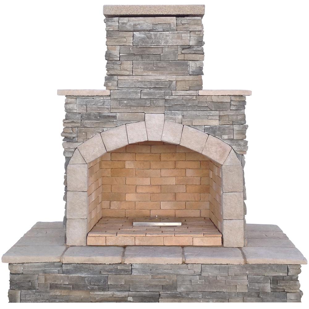 Airstone Fireplace Elegant Stone In Front Fireplace