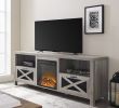 Alcott Hill Electric Fireplace Beautiful Corr Tv Stand for Tvs Up to 70" with Electric Fireplace