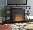 Alcott Hill Electric Fireplace Fresh Media Fireplace with Remote