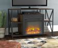 Alcott Hill Electric Fireplace Fresh Media Fireplace with Remote