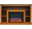 Alcott Hill Electric Fireplace Luxury 47 Inch Tv Stand with Fireplace Media Console Electric
