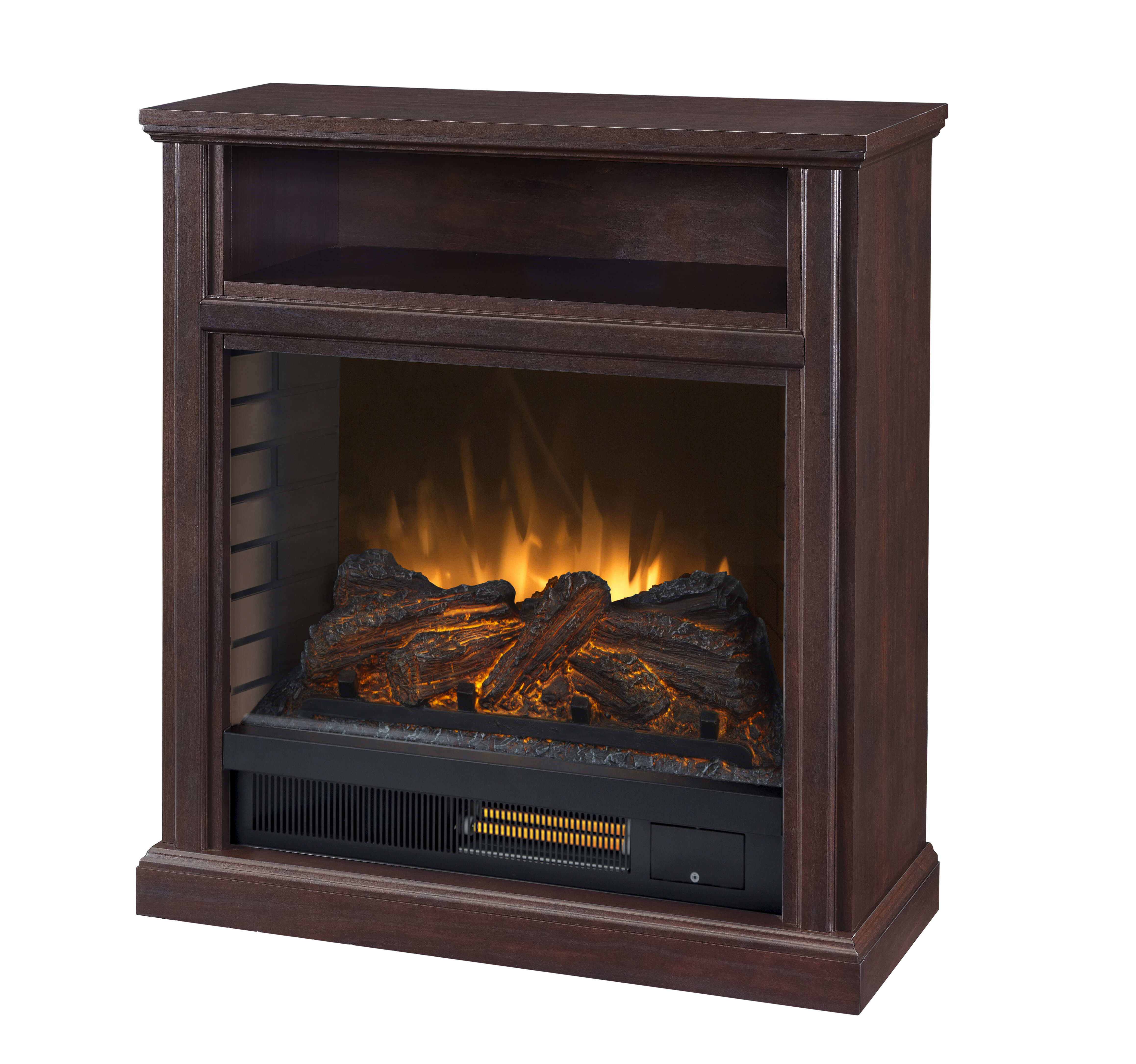 pigott 30 mobile infrared media electric fireplace