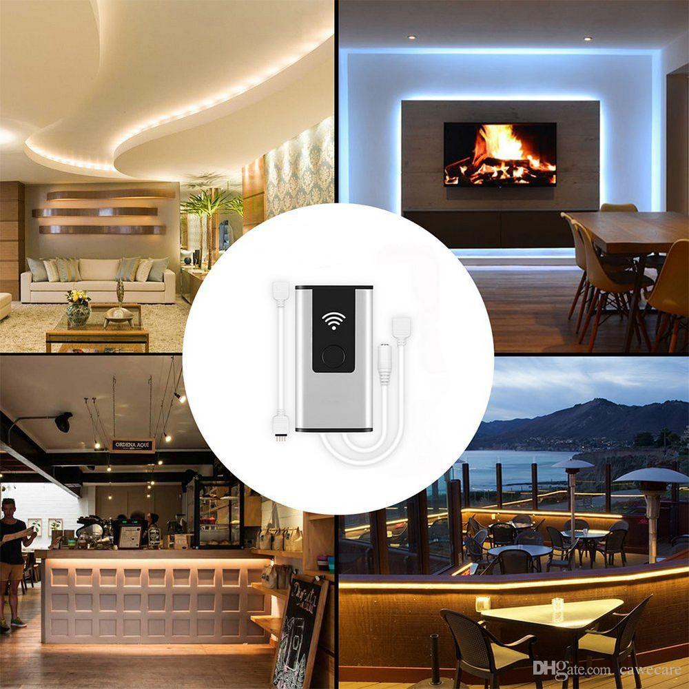 Alexa Fireplace Awesome Wifi Rgb Led Streifen Lichtsteuerpult Schalter Intelligente Haussteuerung Alexa Echo Google Ausgangs App C102 Licht Wii Steuerpult Drahtlos