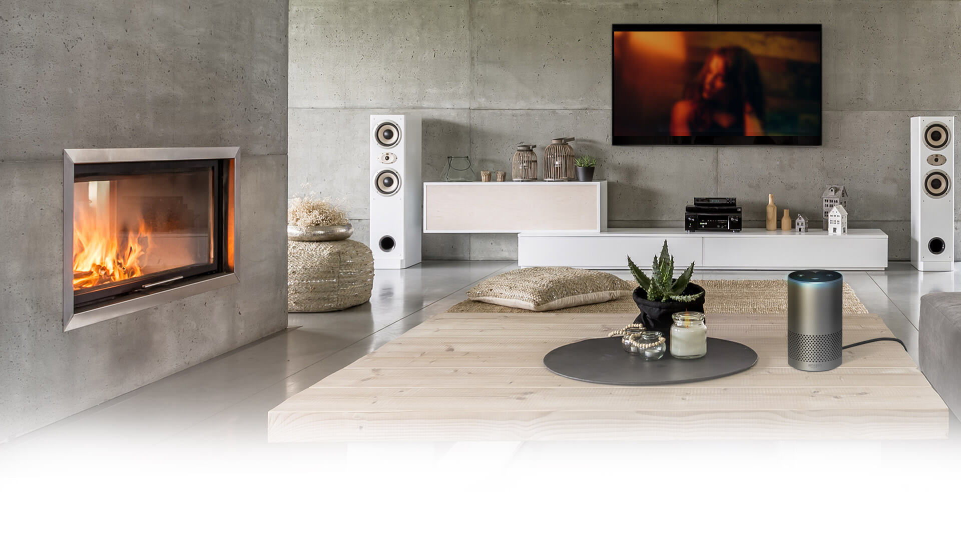 Alexa Fireplace Beautiful Cloud Services