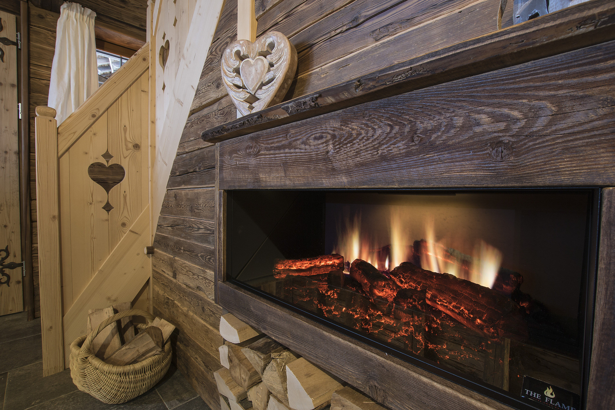 Alpine Gas Fireplaces Elegant Facilities Gletscher Chalet Stubai Stubaier Gletscher