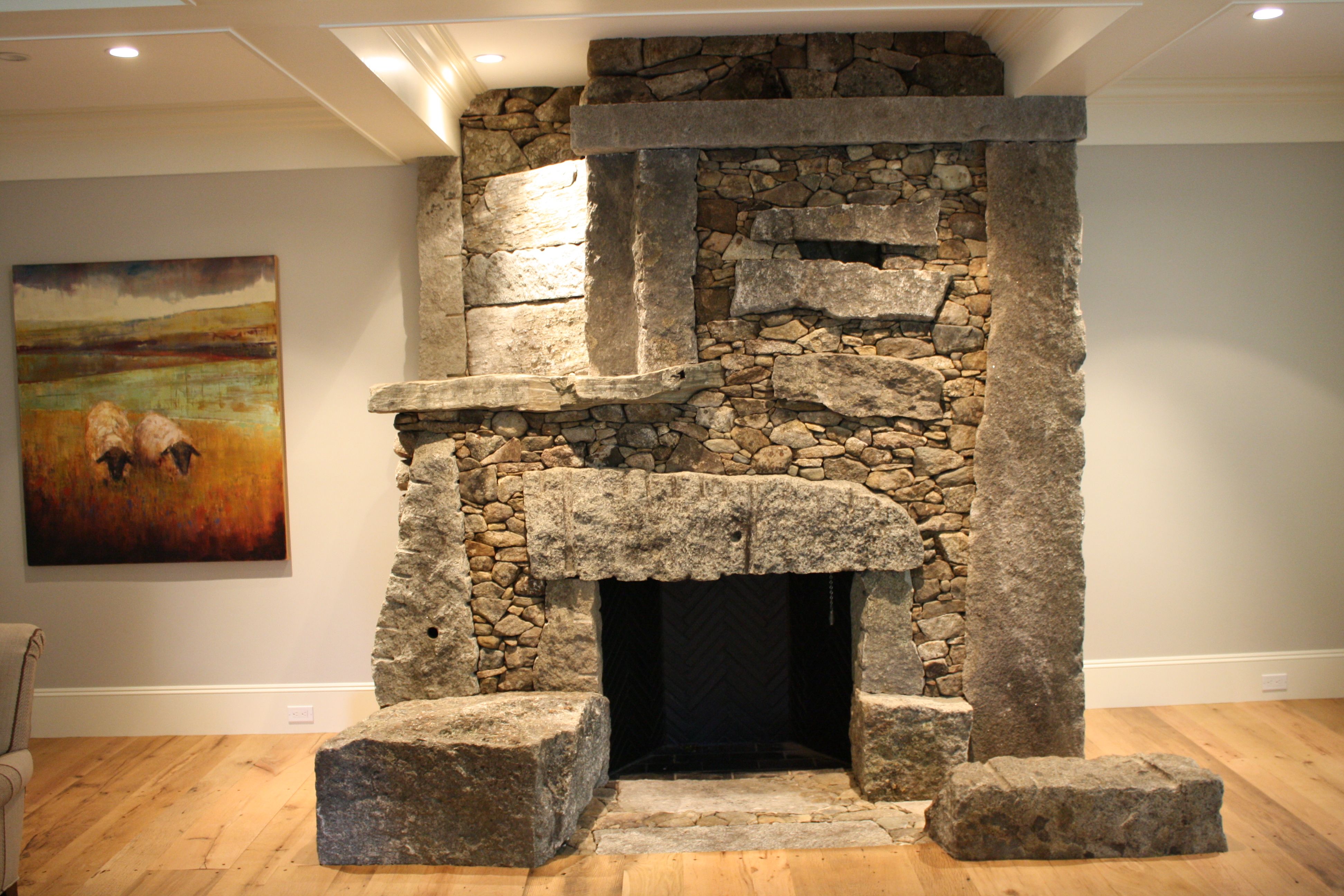 Amazing Fireplaces Unique Lew French A Stone Artisan On Martha S Vineyard Creates