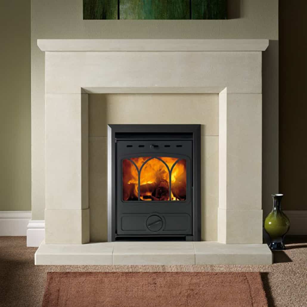Fireplaces Small Fireplaces Artisan sandstone fireplace Parrona Antiqued small
