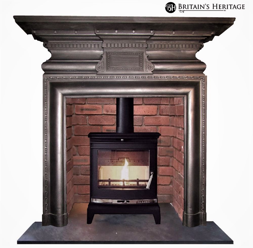 Antique Cast Iron Fireplace Surround Luxury Antique Edwardian Cast Iron Stove Surround In 2019